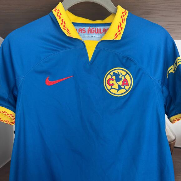 Nike Club America Away Jersey in Blue/Yellow - Picture 3 of 8